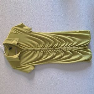 Wild fable lime green short sleeve mini bodycon dress